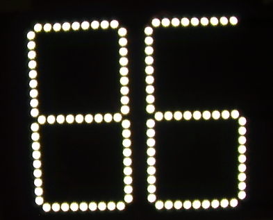 LED strip address sign